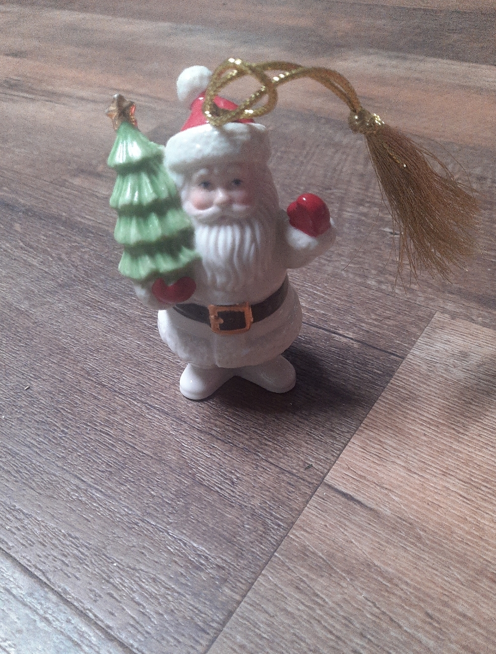 Lenox Very Merry Santa Ornament